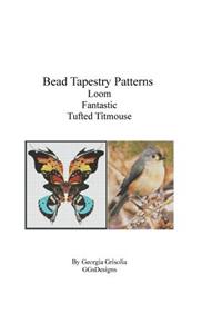 Bead Tapestry Patterns Loom Fantastic Tufted Titmouse