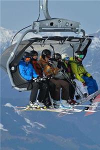 Skiers on a Chairlift in Austria Journal