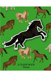 Sticker Book Horses
