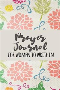 Prayer Journal For Women To Write In