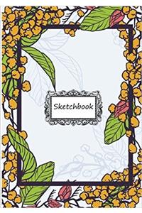 Sketchbook Flower Frame