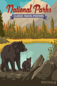 National Parks (Adg) 2024 7 X 7 Mini Wall Calendar