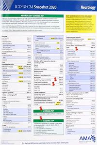ICD-10-CM 2020 Snapshot Coding Card: Neurology