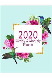 2020 Hummingbird Calendar Jan 1, 2020 to Dec 31, 2020