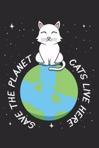 Save The Planet Cats Live Here