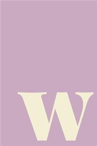 w - Wellness Journal