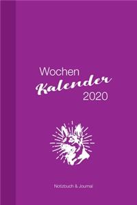 Wochenkalender 2020 - Notizbuch & Journal