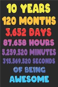 10 Years Of Being Awesome