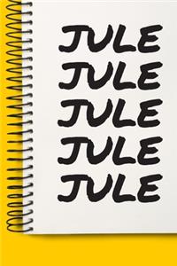 Name JULE A beautiful personalized