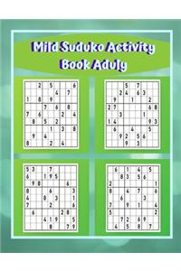 Mild Suduko Activity Book Aduly