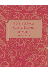 Best Personal Agenda Planner 18 Month