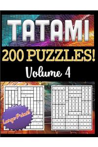 200 Tatami Puzzles: Fun Logic Puzzles in the Japanese Tradition