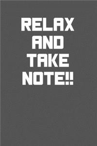 Relax and take Notepad