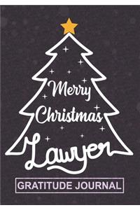 Merry Christmas Lawyer - Gratitude Journal