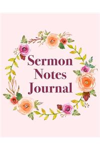 Sermon Notes Journal