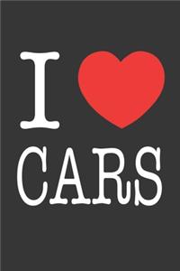 I Heart Cars Notebook