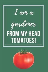 I am a gardener from my head tomatoes Gardener's Notebook