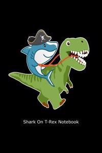 Shark On T-Rex Notebook