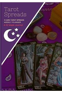 Tarot Spreads - 3 Card Spread Weekly Planner