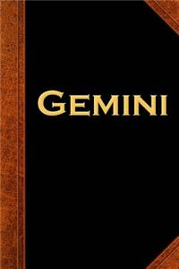 2019 Daily Planner Gemini Zodiac Horoscope Vintage 384 Pages