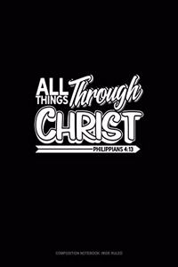 All Things Through Christ - Philippians 4