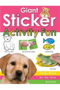 Giant Sticker Activity Book for Girls