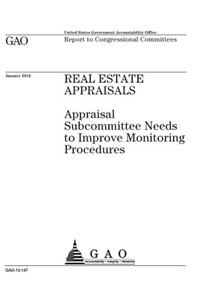 Real estate appraisals