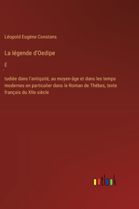 La légende d'Oedipe