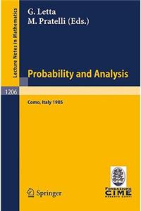 Probability and Analysis