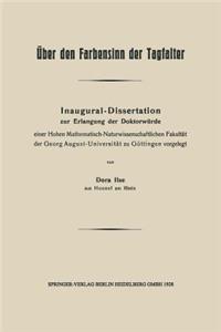 Über den Farbensinn der Tagfalter