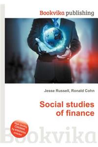 Social Studies of Finance