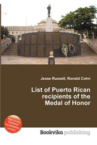 List of Puerto Rican Recipients of the Medal of Honor