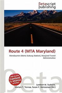 Route 4 (Mta Maryland)