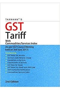 GST Tariff with Commodities/Services Index
