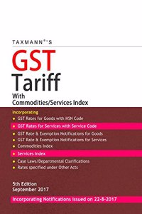 GST Tariff with Commodities /Services Index