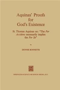 Aquinas' Proofs for God's Existence