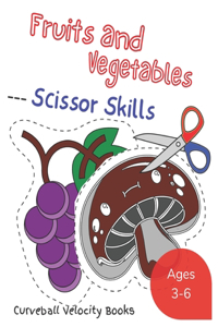 Fruits and Vegetables Scissor Skills