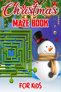 Christmas Maze Book For Kids