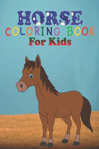 horse coloring book for kids