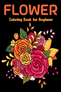 Flower Coloring Book for Beginner
