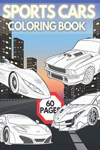 Sports Cars Coloring Book