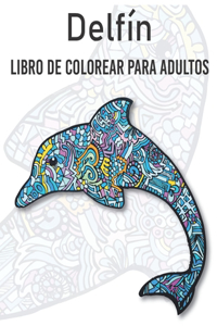 Delfín Libro de colorear para adultos