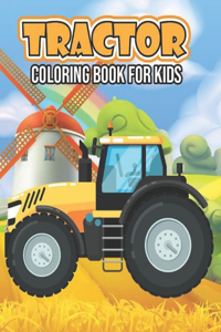 Tractor Coloring Book for Kids