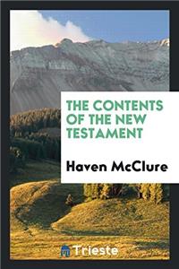 THE CONTENTS OF THE NEW TESTAMENT