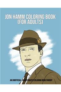Jon Hamm Coloring Book