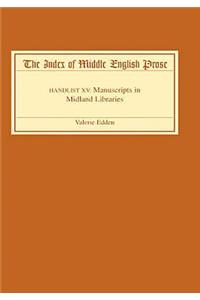 Index of Middle English Prose