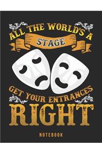 All The World's A Stage Get Your Entrances Right