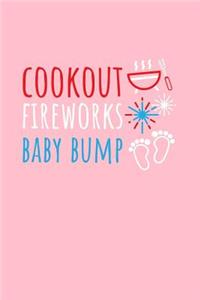 Cookout Fireworks Baby Bump