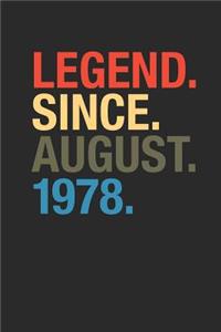 Legend Since August 1978