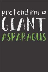 Asparagus Halloween Costume Notebook Journal